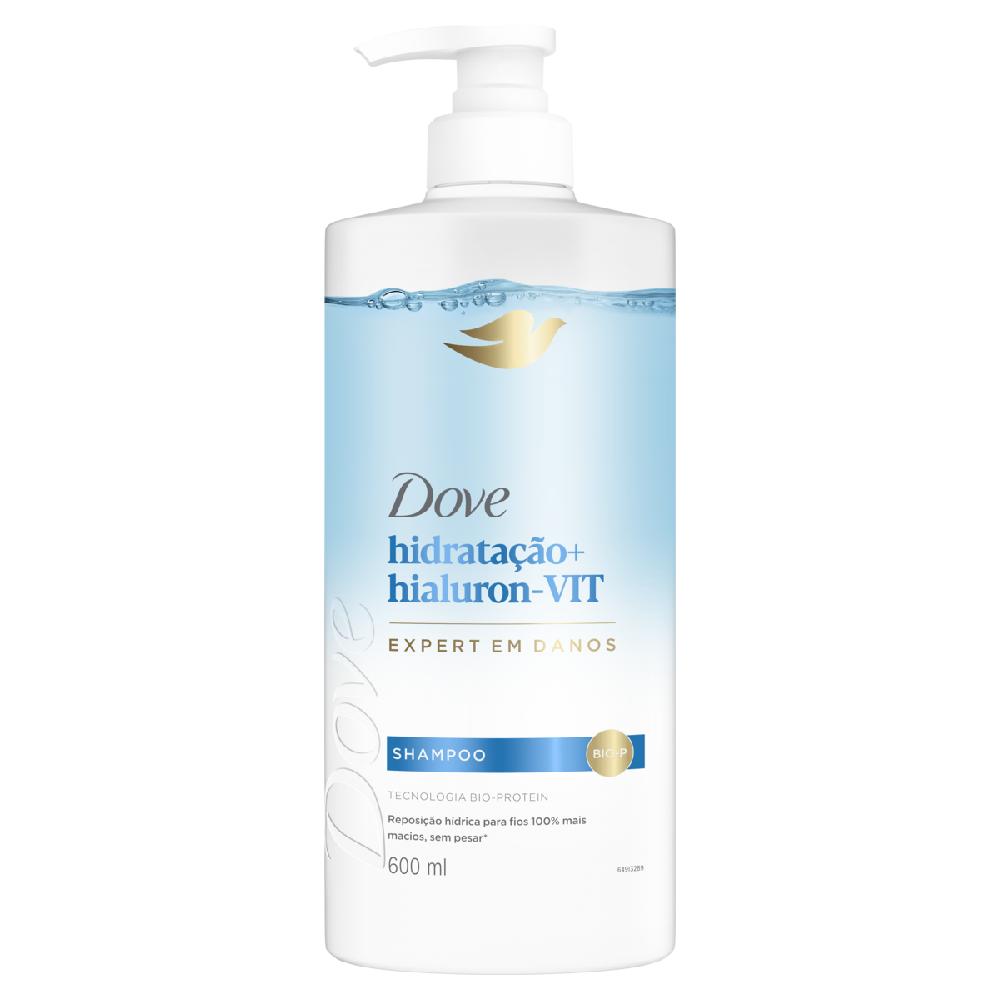 Shampoo Dove 600Ml Hidratacao+Hialuron Vit