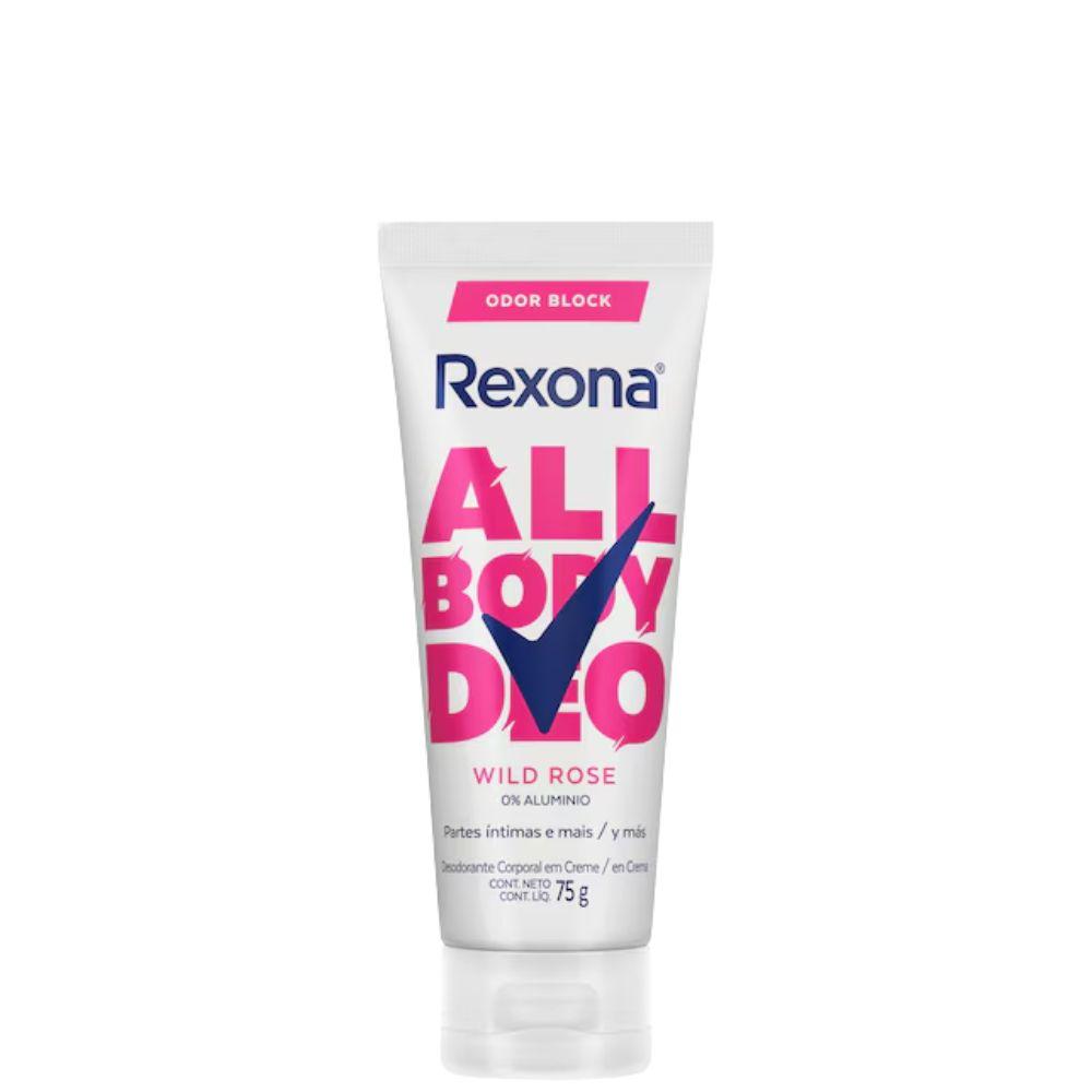 Desodorante Corporal Rexona Creme 75G All Body Deo Wild Rose