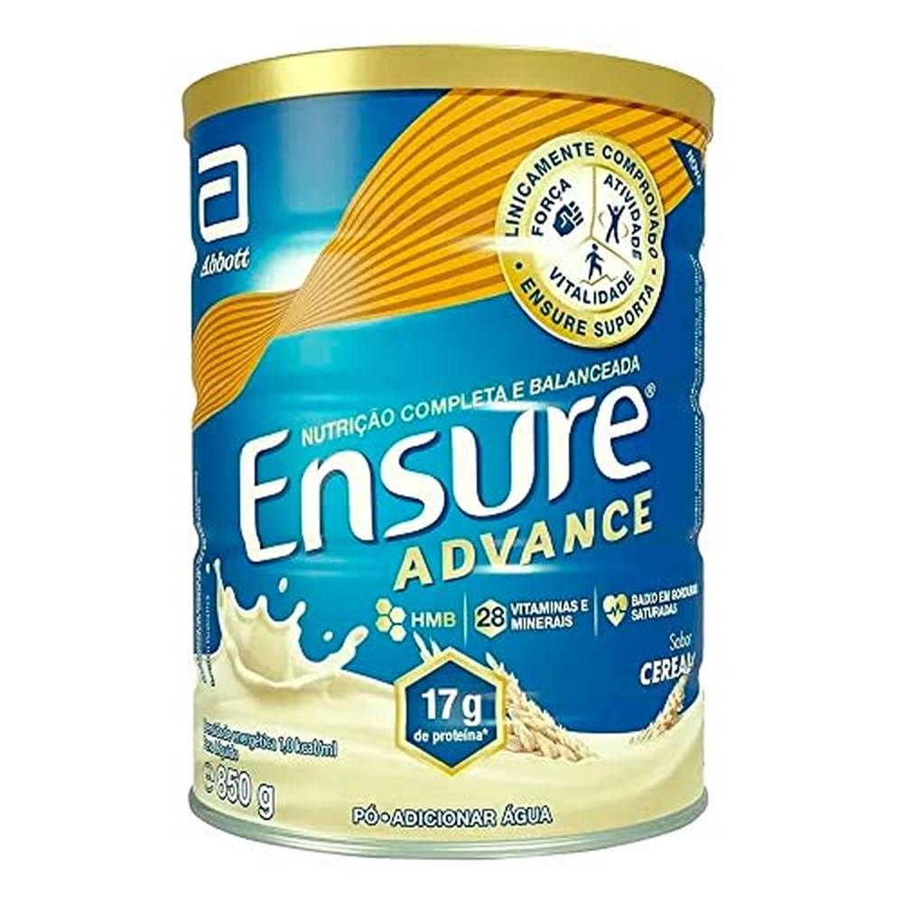 Leite Ensure Advance 850g Cereal