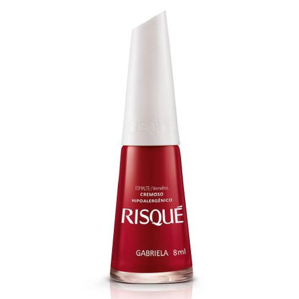 Esmalte Risqué Cremoso Vermelho Gabriela