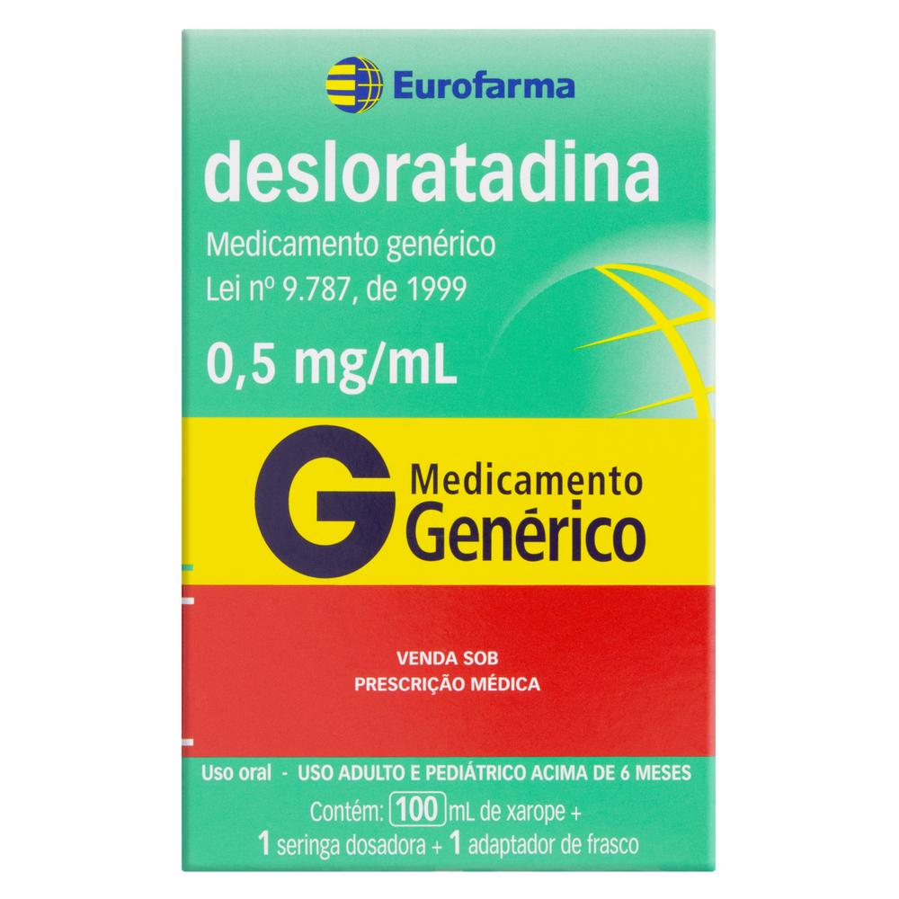 Desloratadina 0.5MG/ML 100ML Eurofarma Genérico