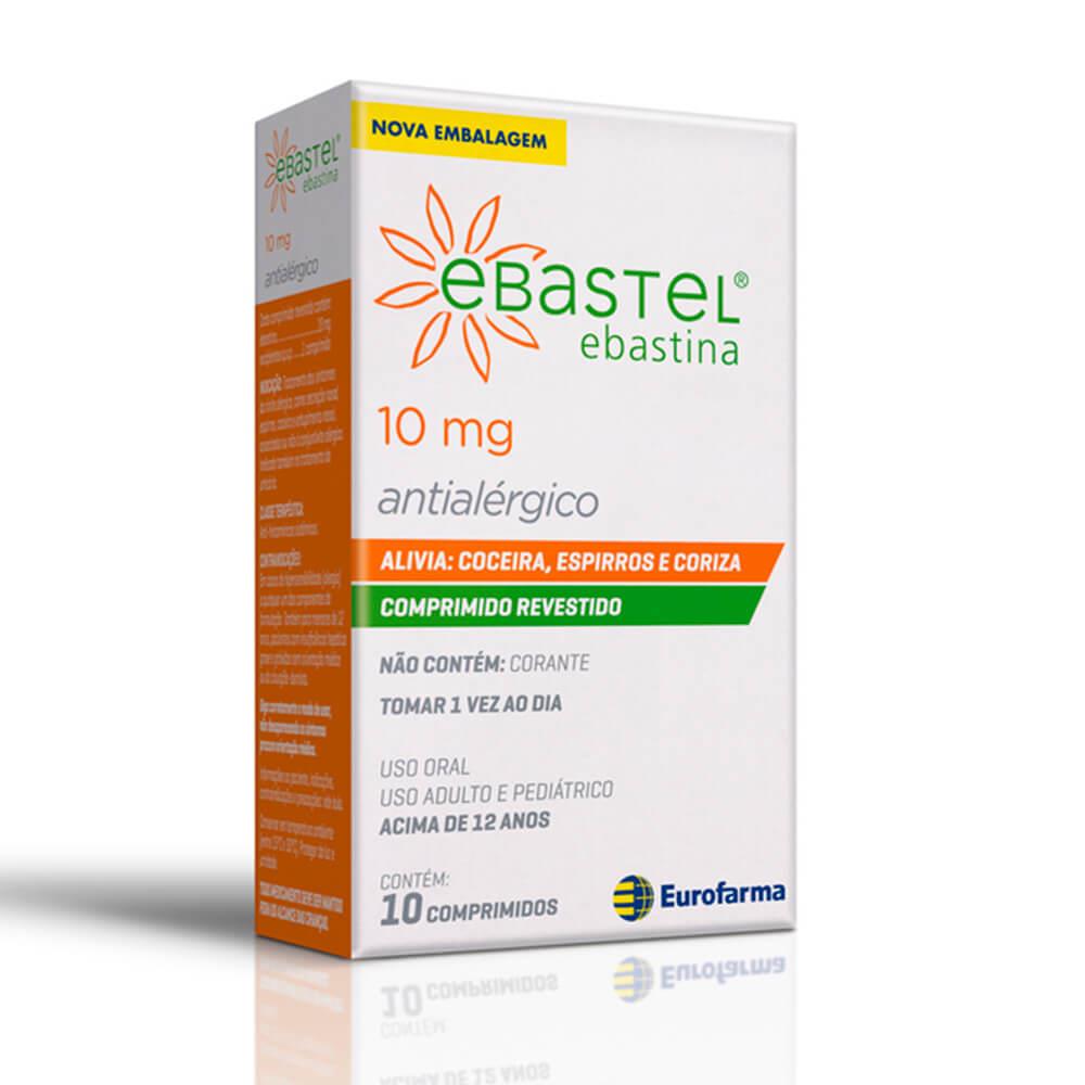 Ebastel 10mg com 30 comprimidos