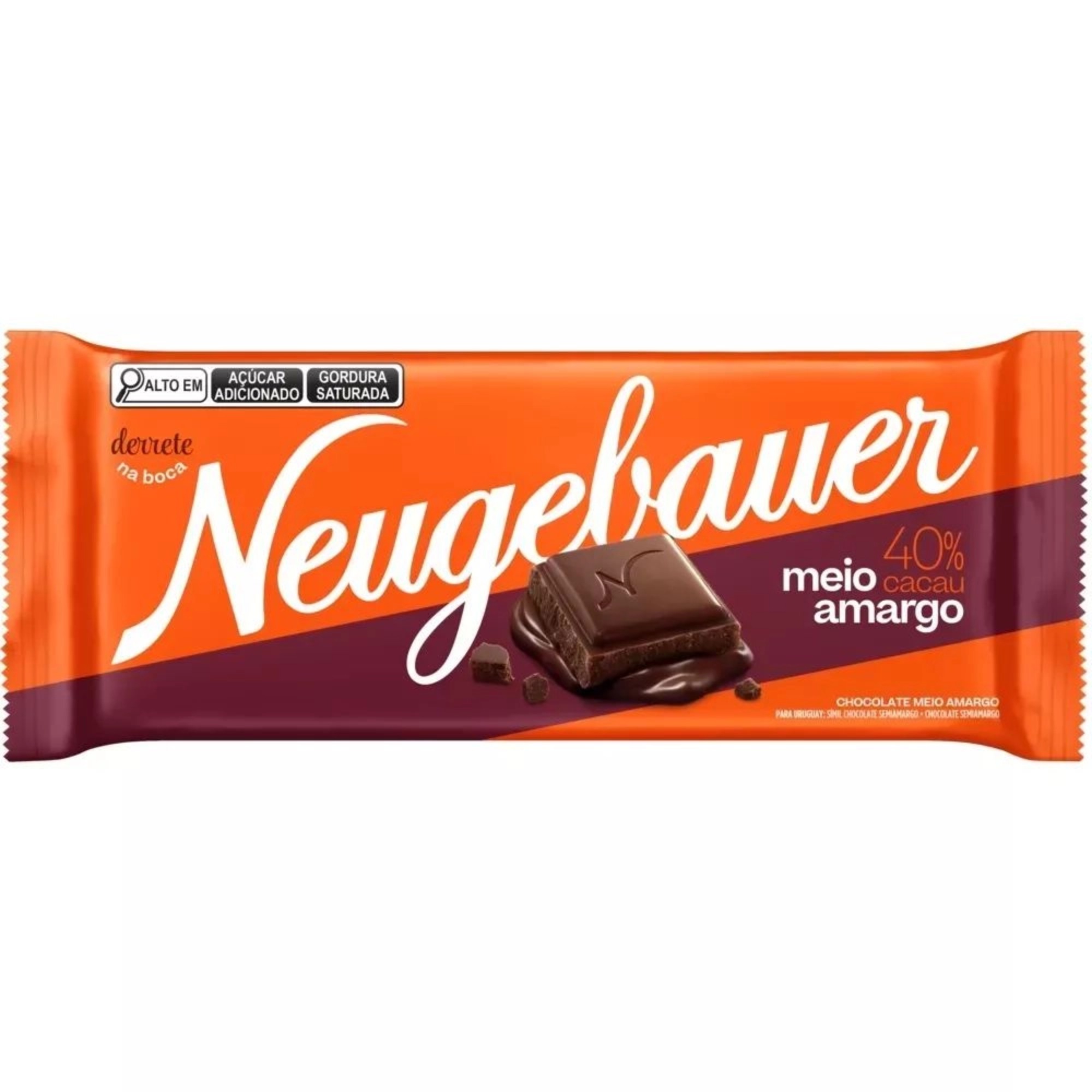 Chocolate NeugeBauer 80g Meio Amargo