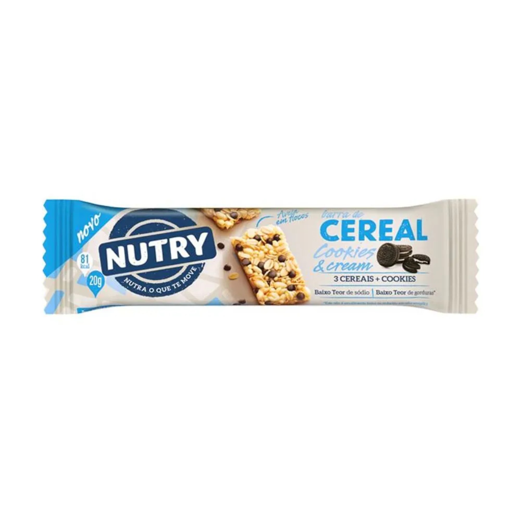 Barra Nutry Cereal 22g Banana e Canela Zero