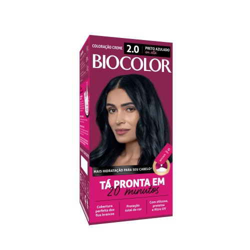 Tintura Biocolor Mini Kit 2.0 Preto Azulado