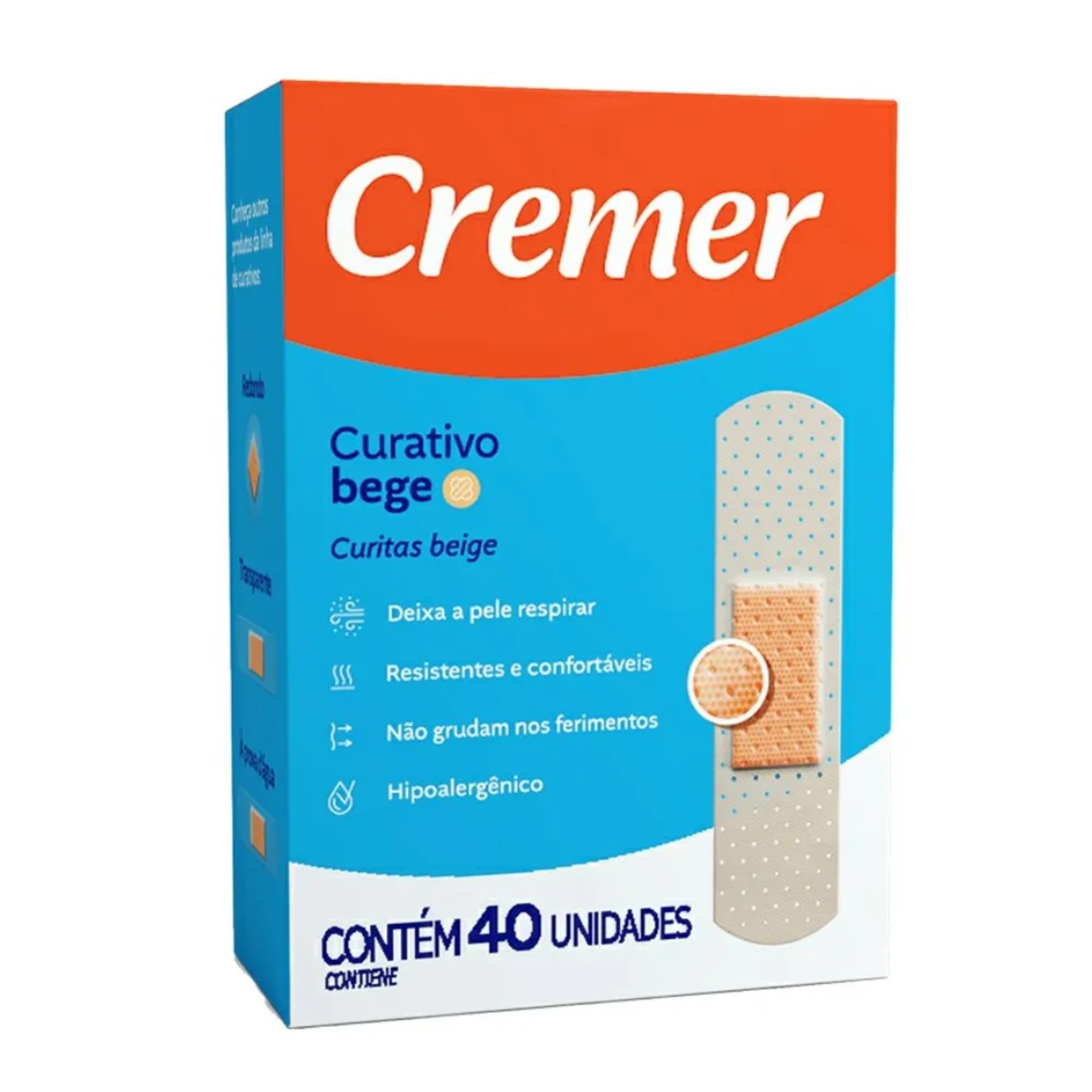 Curativos Cremer 40 Unidades Bege