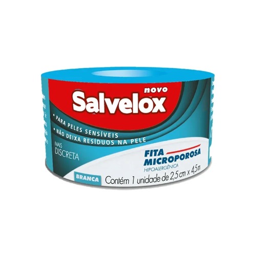 Fita Micropore Salvelox 2.5cmX4.5m