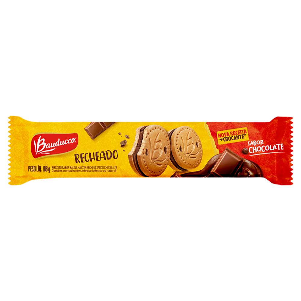 Bauducco Biscoito Receado Chocolate 108g