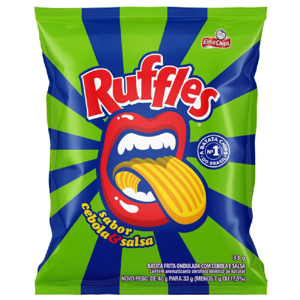 Salgadinho Ruffles Cebola E Salsa Elma Chips 33G