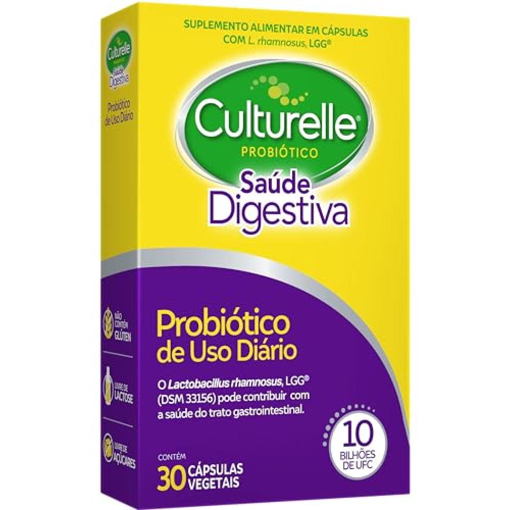 Culturelle Probiótico Saúde Digestiva 30 Cápsulas