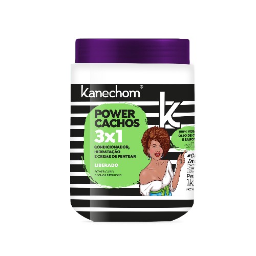 Creme De Tratamento Capilar Kanechom Power Cachos 1K