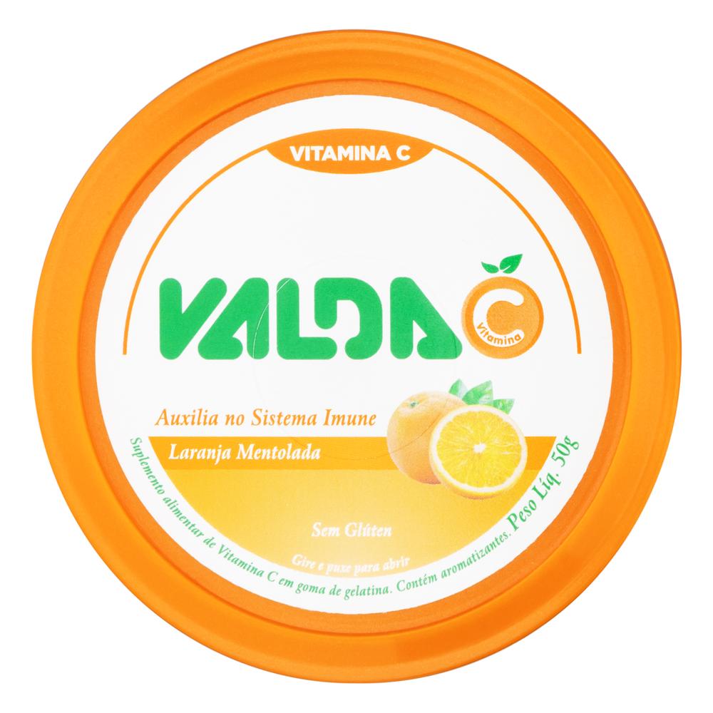 Valda Balas Gelatinosas Vitamina C Lata 50g Laranja
