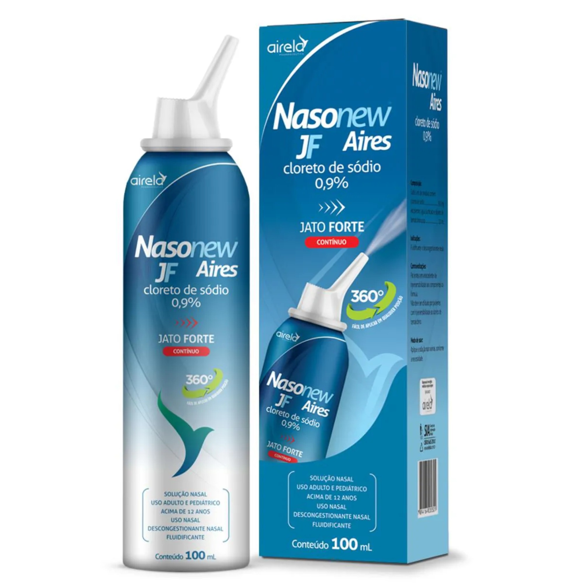 Nasonew Aires Jato Forte 0,9% 100ml Airela