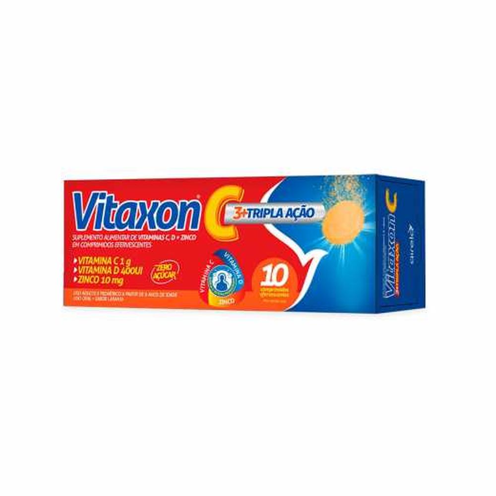 Vitaxon C Tripla Ação com 10 Comprimidos Airela