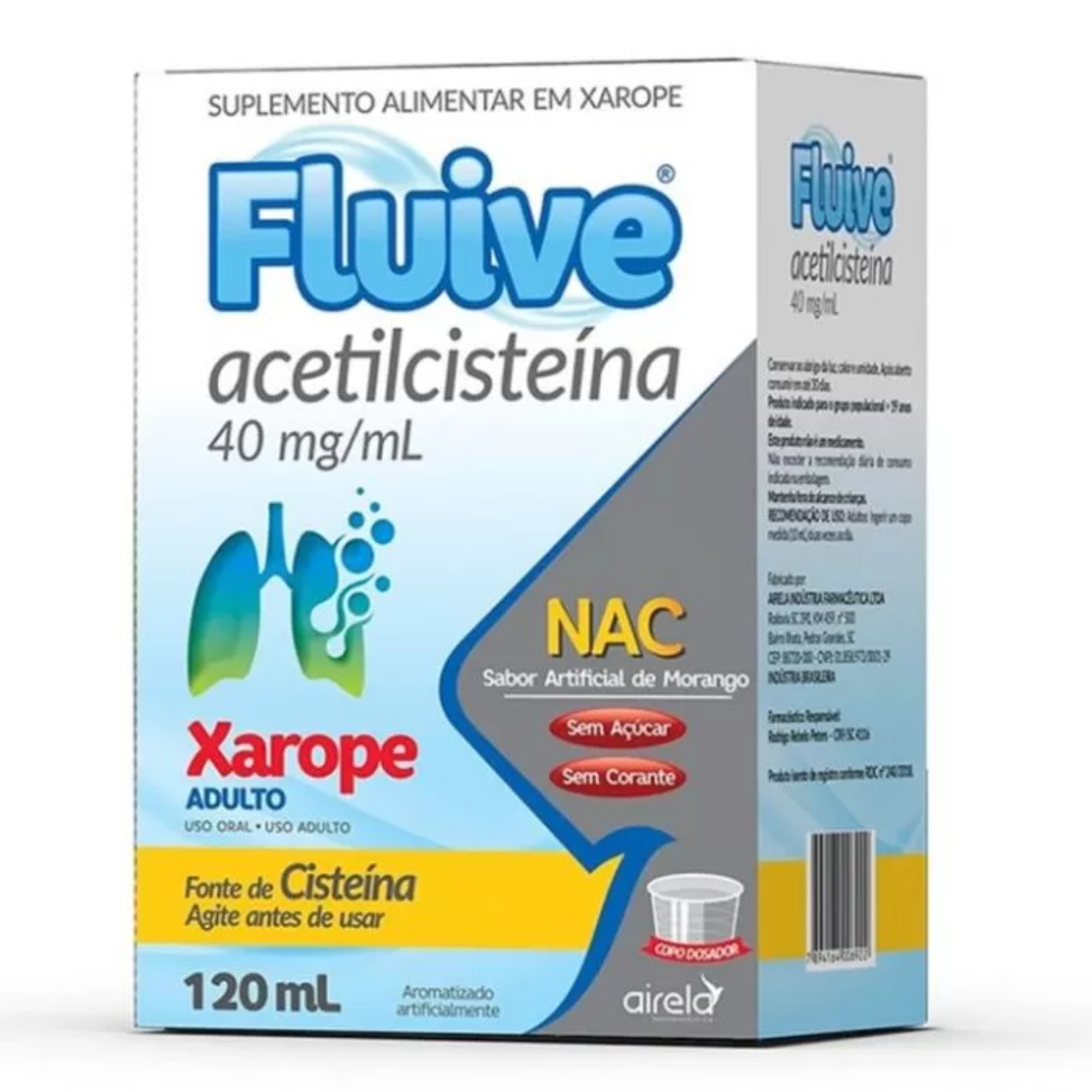 Fluive C 40mg+25mg/ml 120ml Xarope