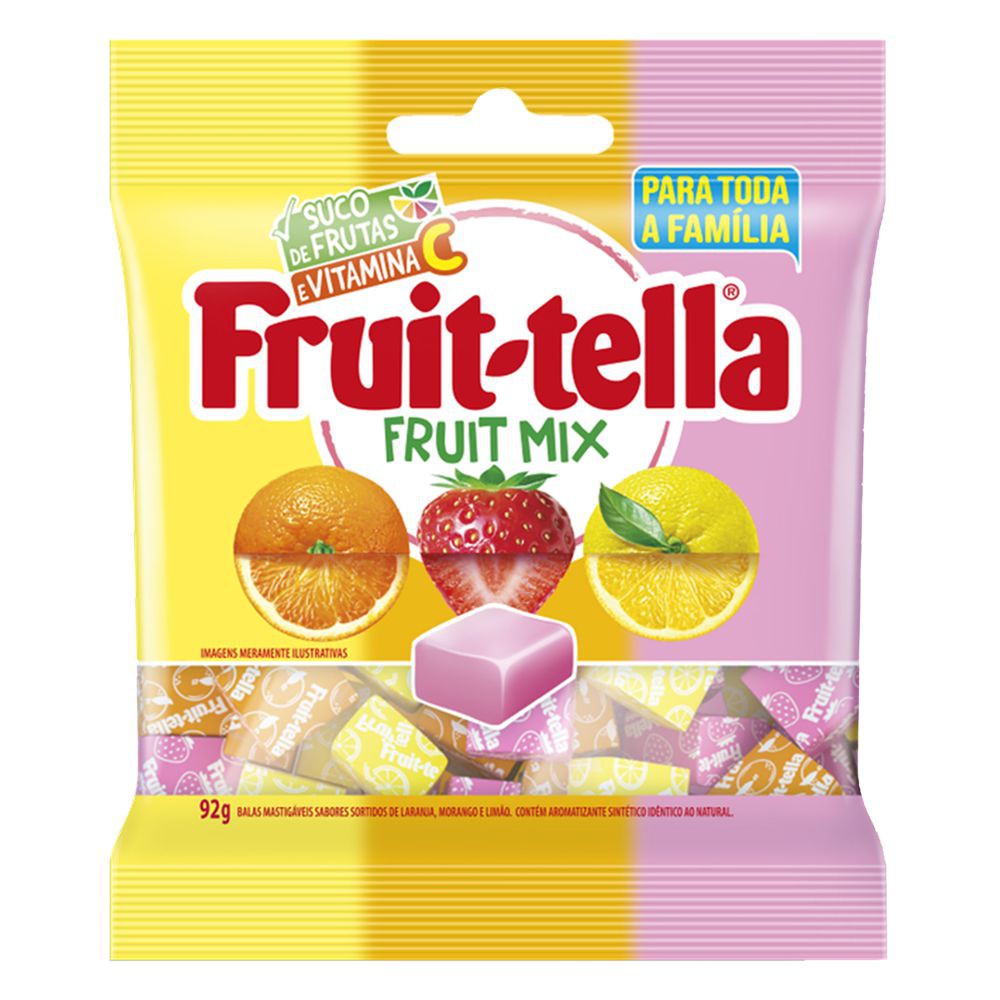 Bala Fruittella Mix de Frutas 92g
