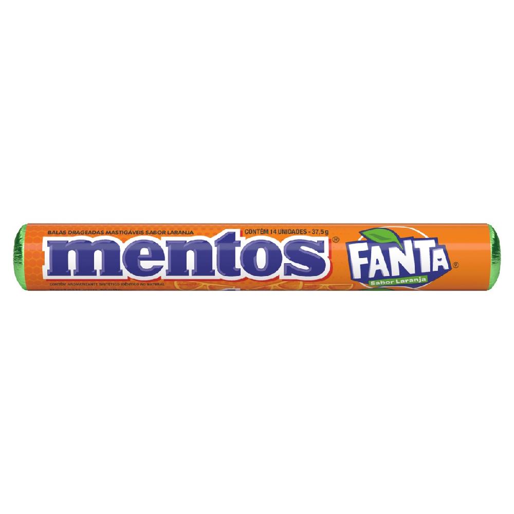 Bala Mentos 16Un Fanta Laranja