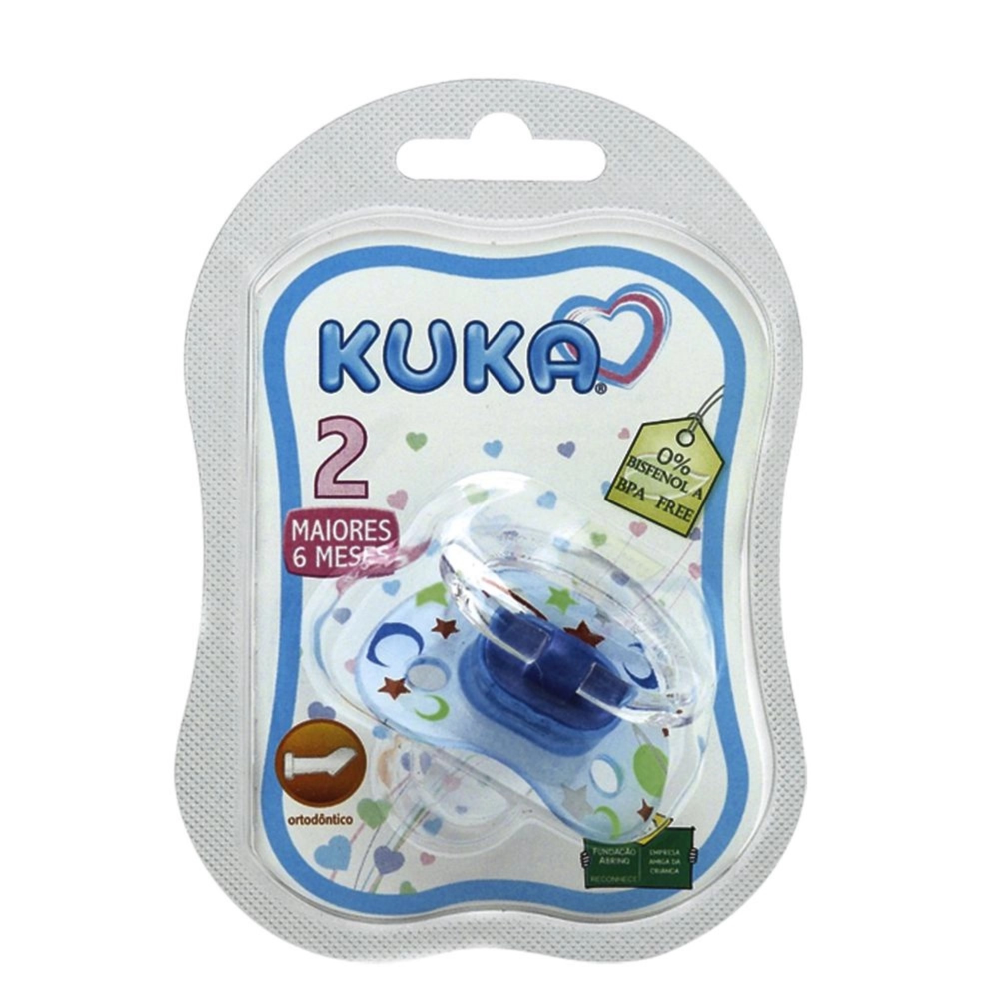 Chupeta Kuka Orto Silicone N2 R 2811