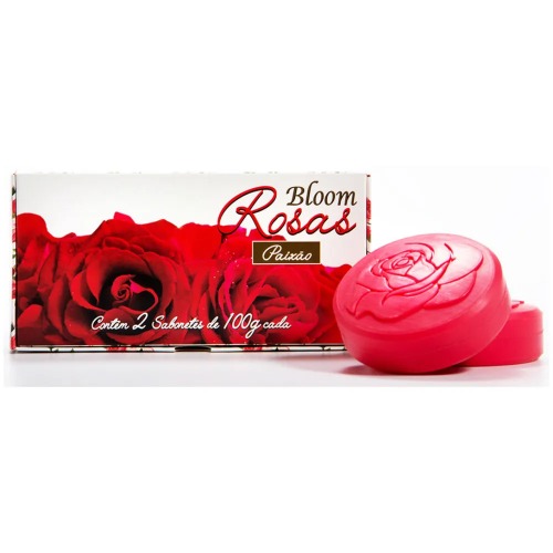Kit Bloom Rosas Paixão 2 Sabonetes 100g