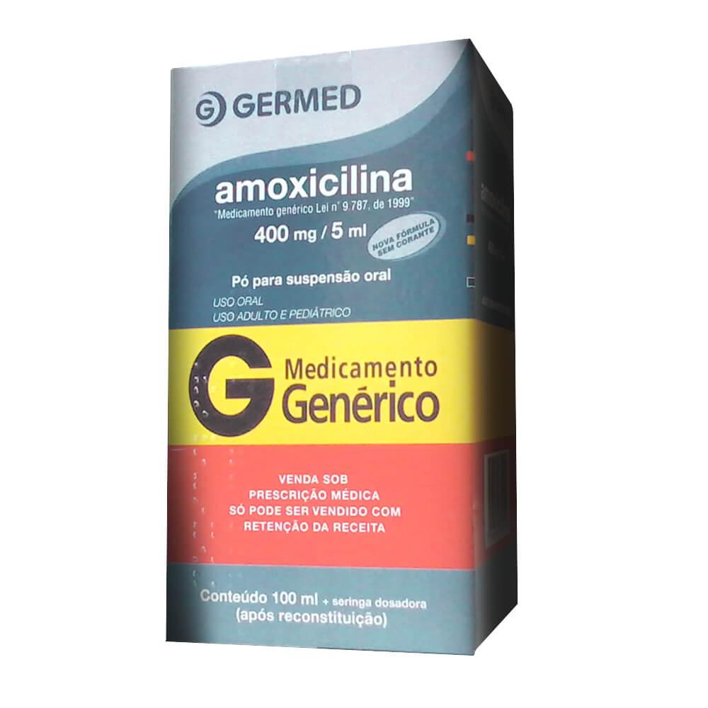 Amoxicilina 400mg/5ml 100ml Germed Genérico