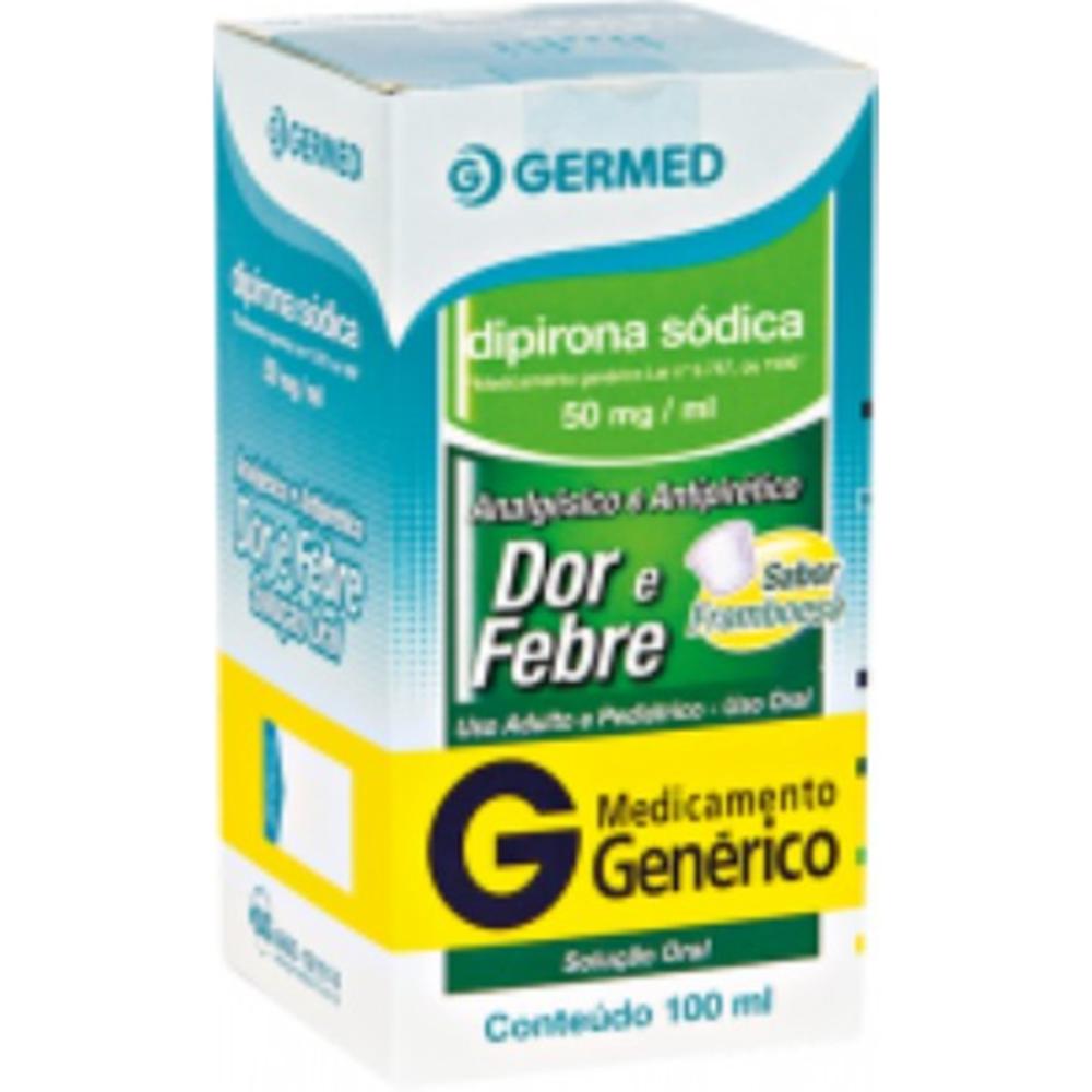 Dipirona 50mg Com 100ml Germed Genérico