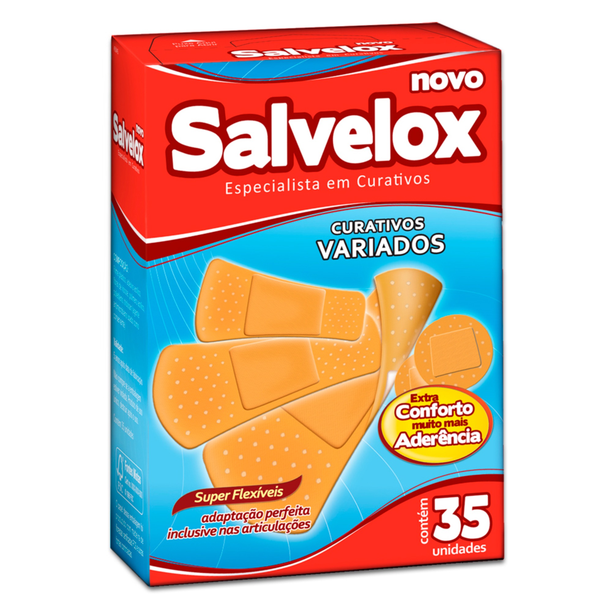 Curativos Salvelox com 35 Unidades