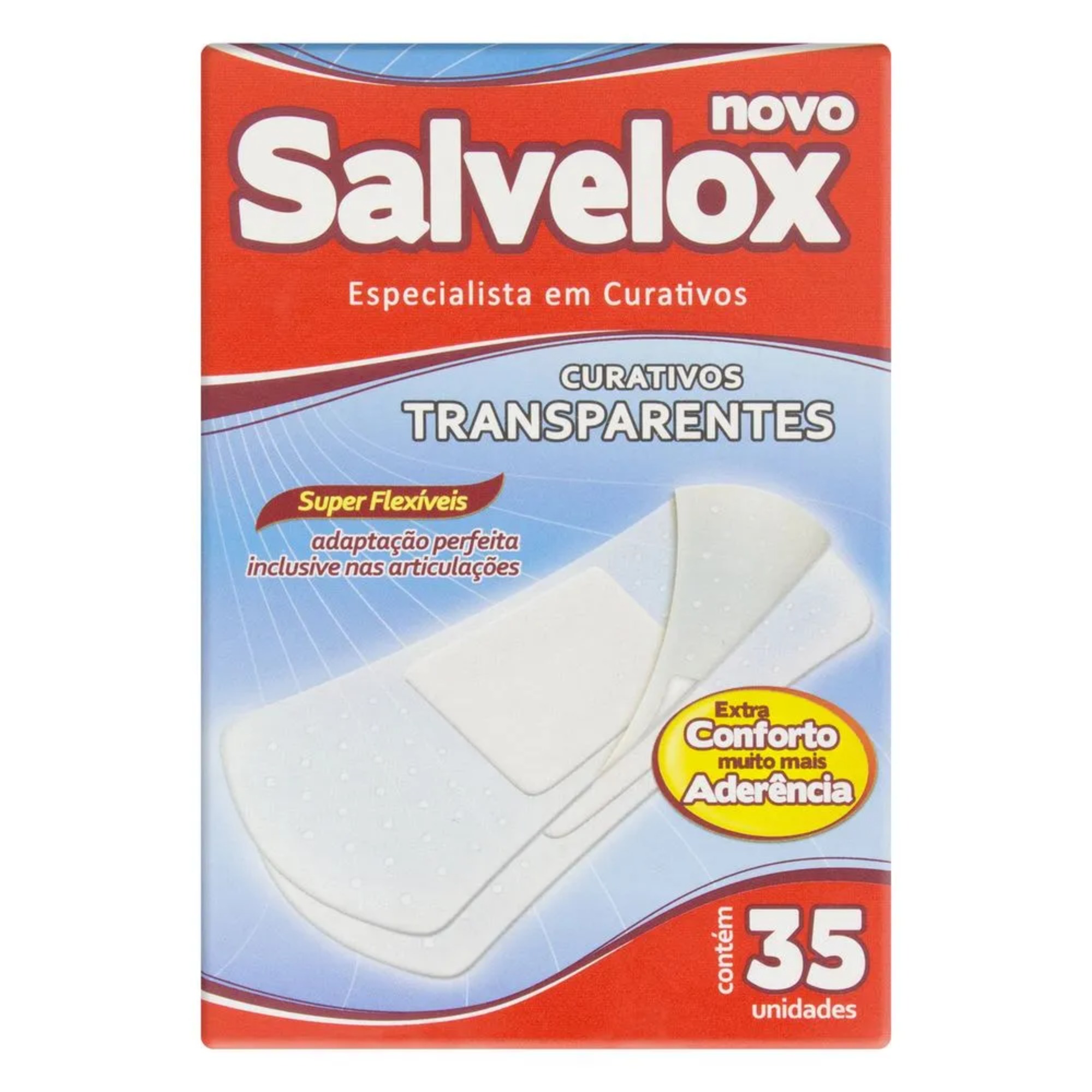 Curativos Salvelox com 35 Unidades Transparente