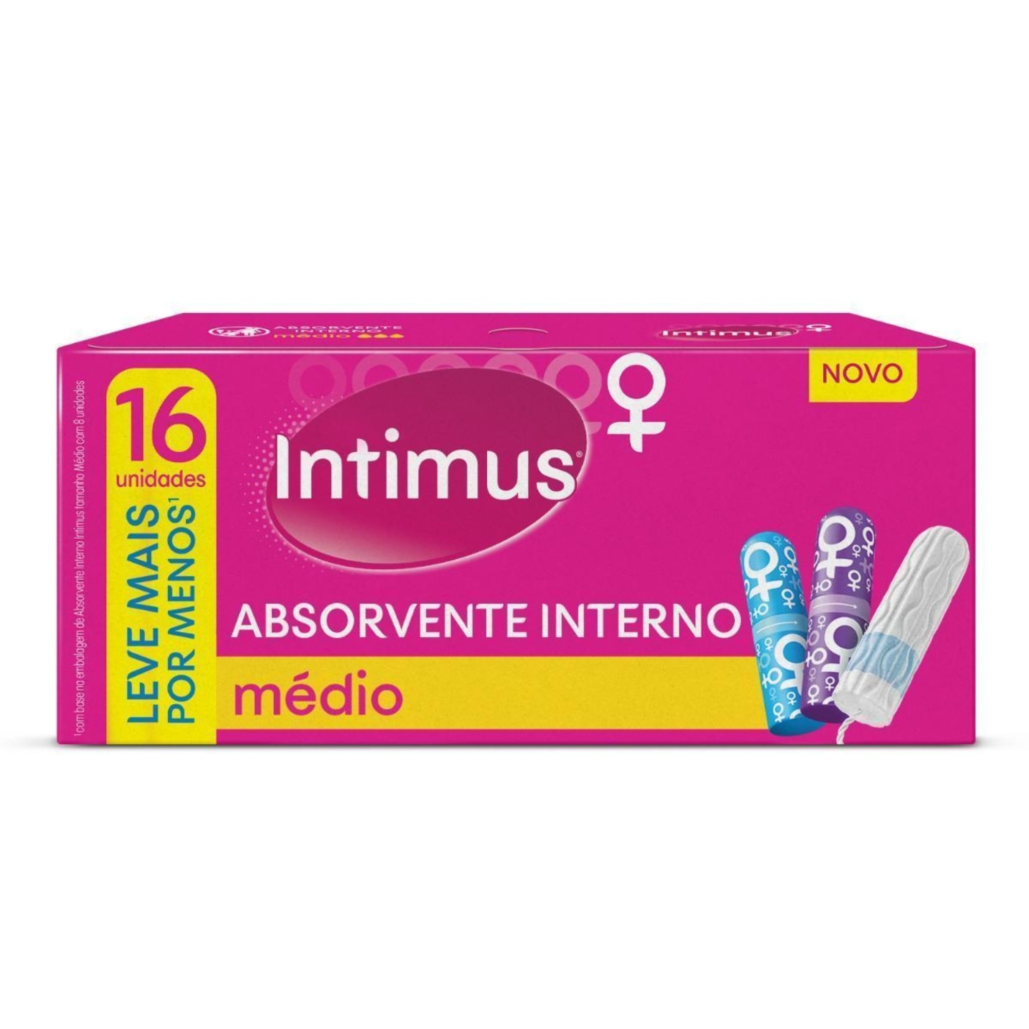 Absorvente Interno Intimus Médio Leve Mais Pague Menos