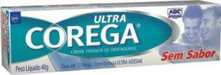 Corega Ultra Creme Fixador Sem Sabor 40g