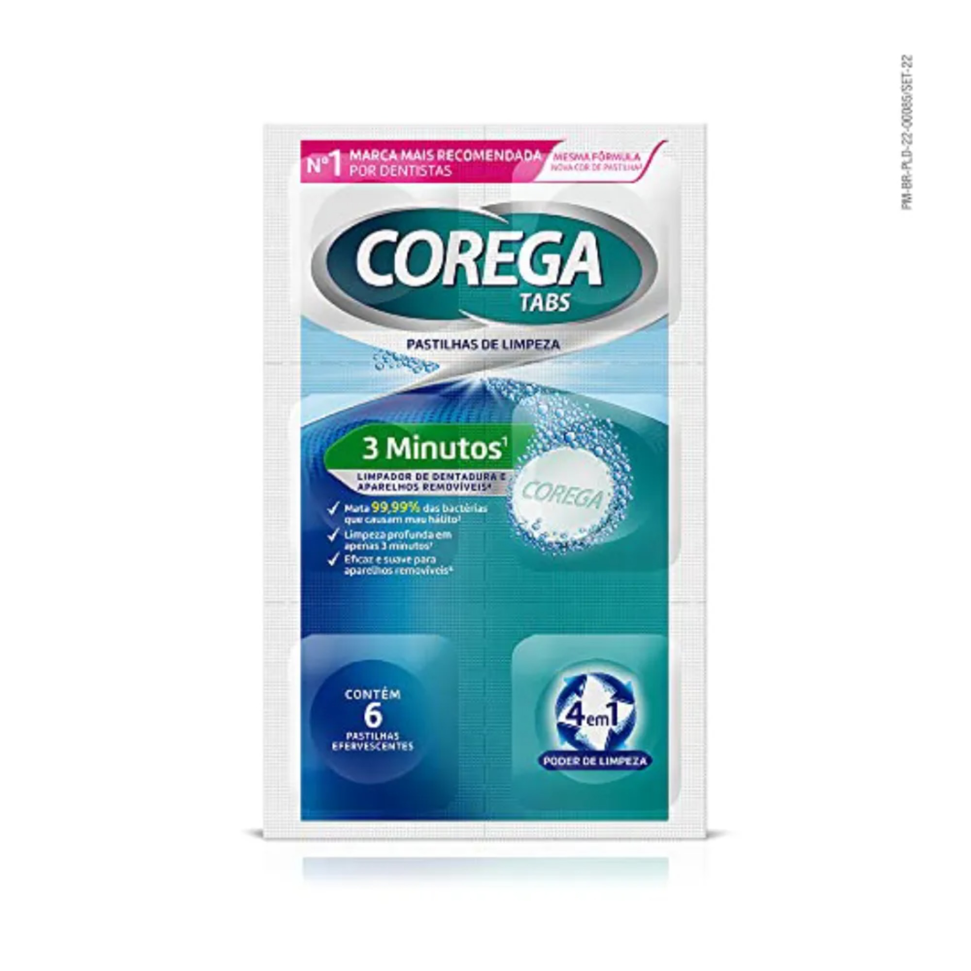 Corega Tabs Whitening 6 Comprimidos Efervescentes