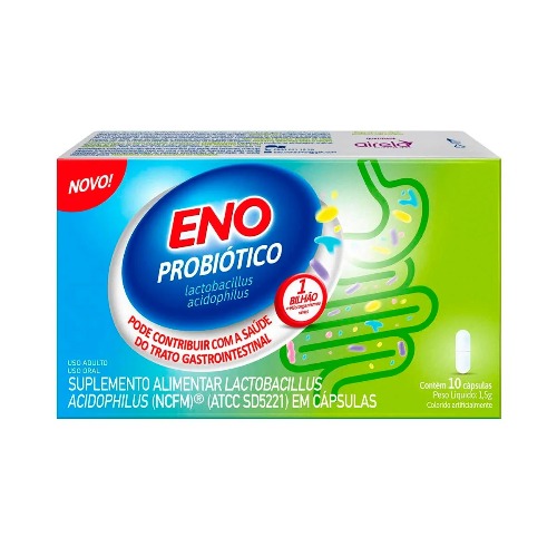 Eno Probiótico com 10 Cápsulas