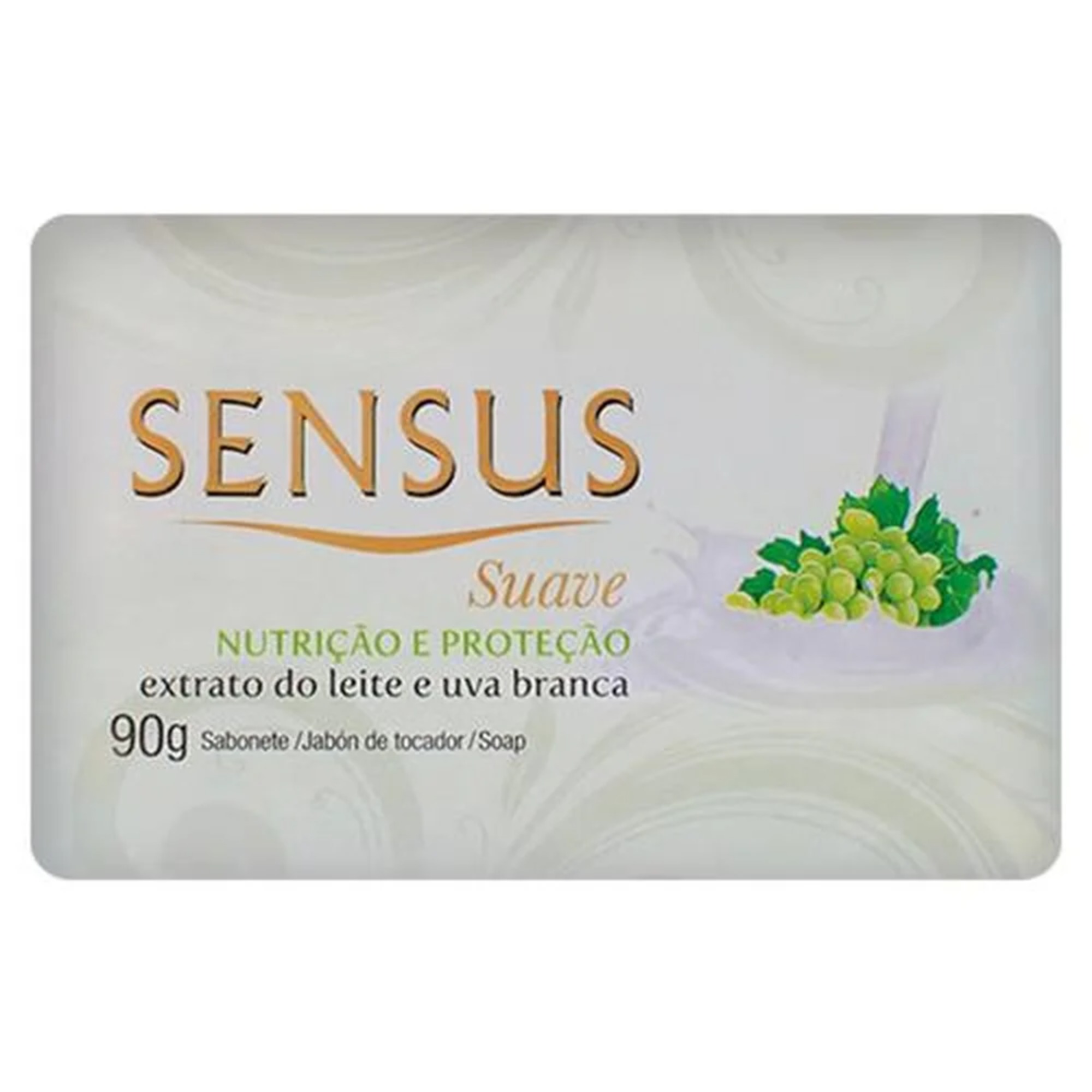 Sabonete Sensus 90G Leite e Uva Branca