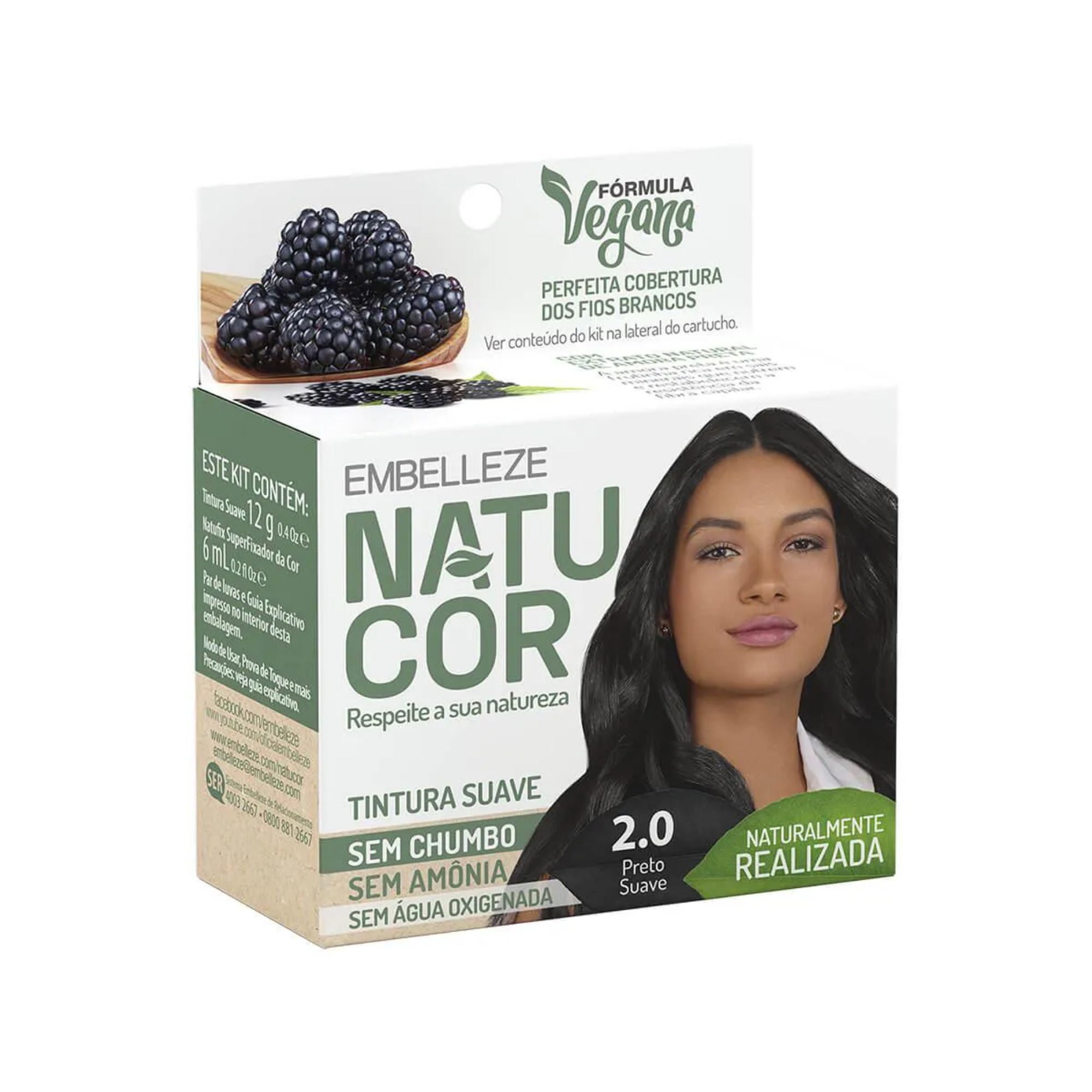 Tintura Natucor 2.0 Preto Suave