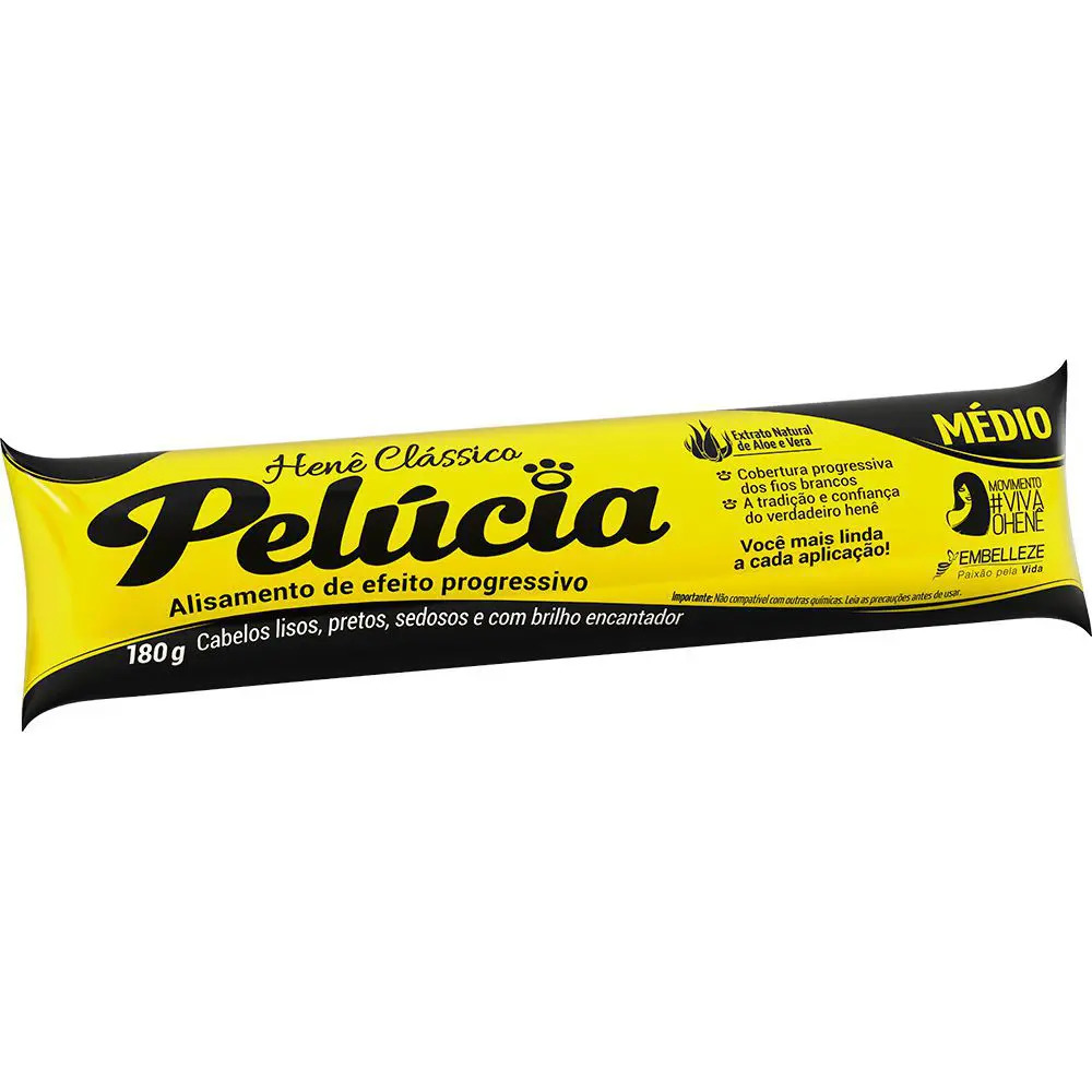 Henê Pelúcia Médio Gel Sachê 180g