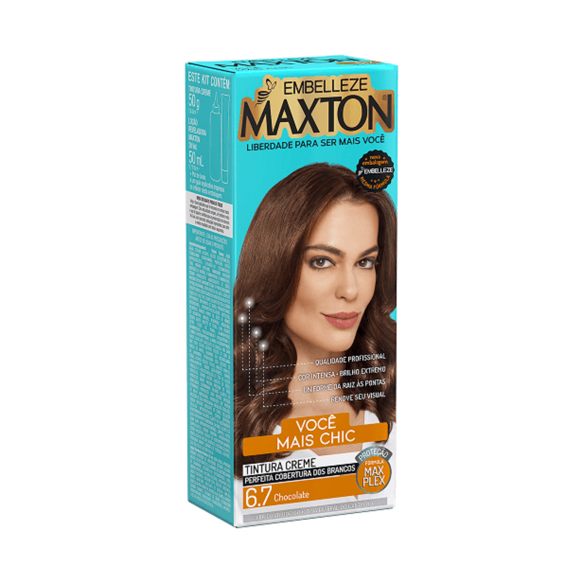 Tintura Maxton Kit Prático 6.7 Chocolate