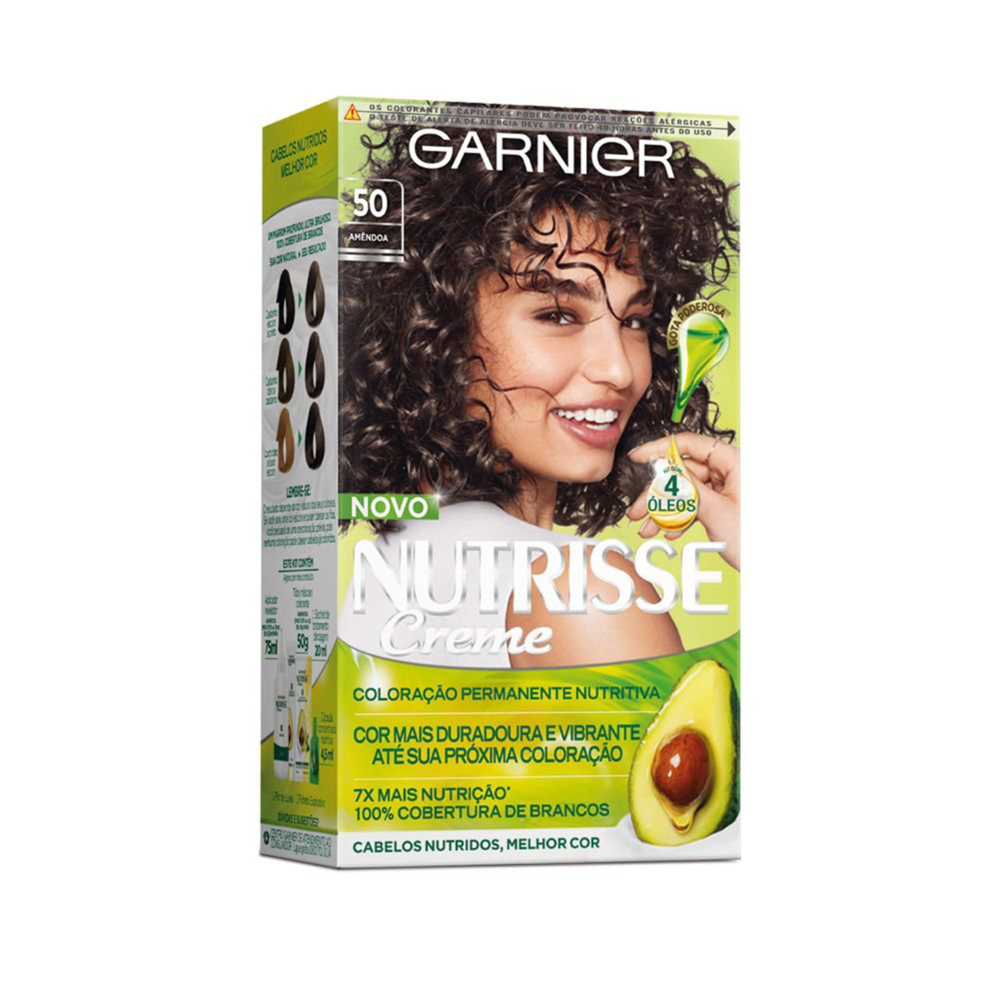 Tintura Garnier Nutrisse 50 Amêndoa