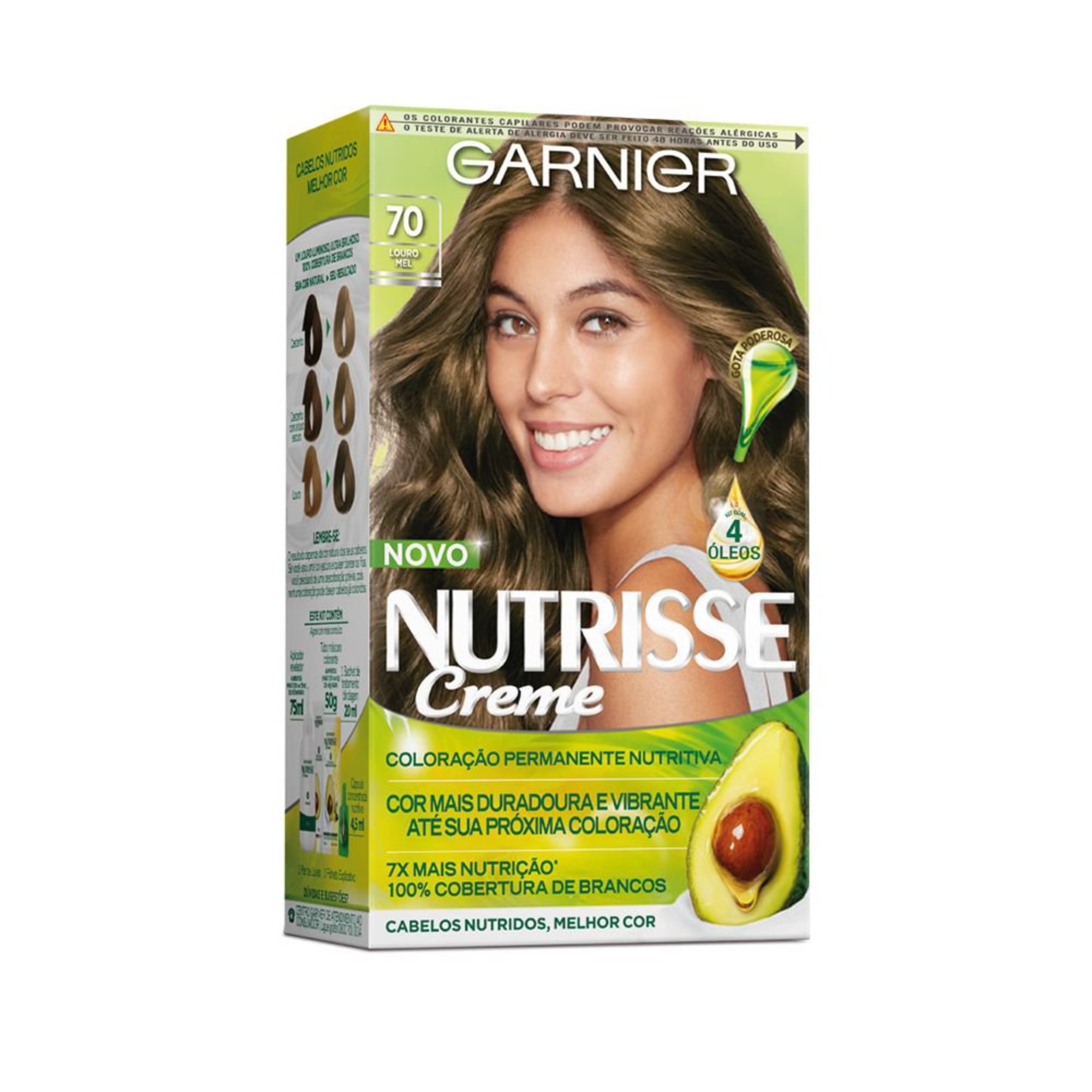 Tintura Nutrisse 70 Mel Louro Natural