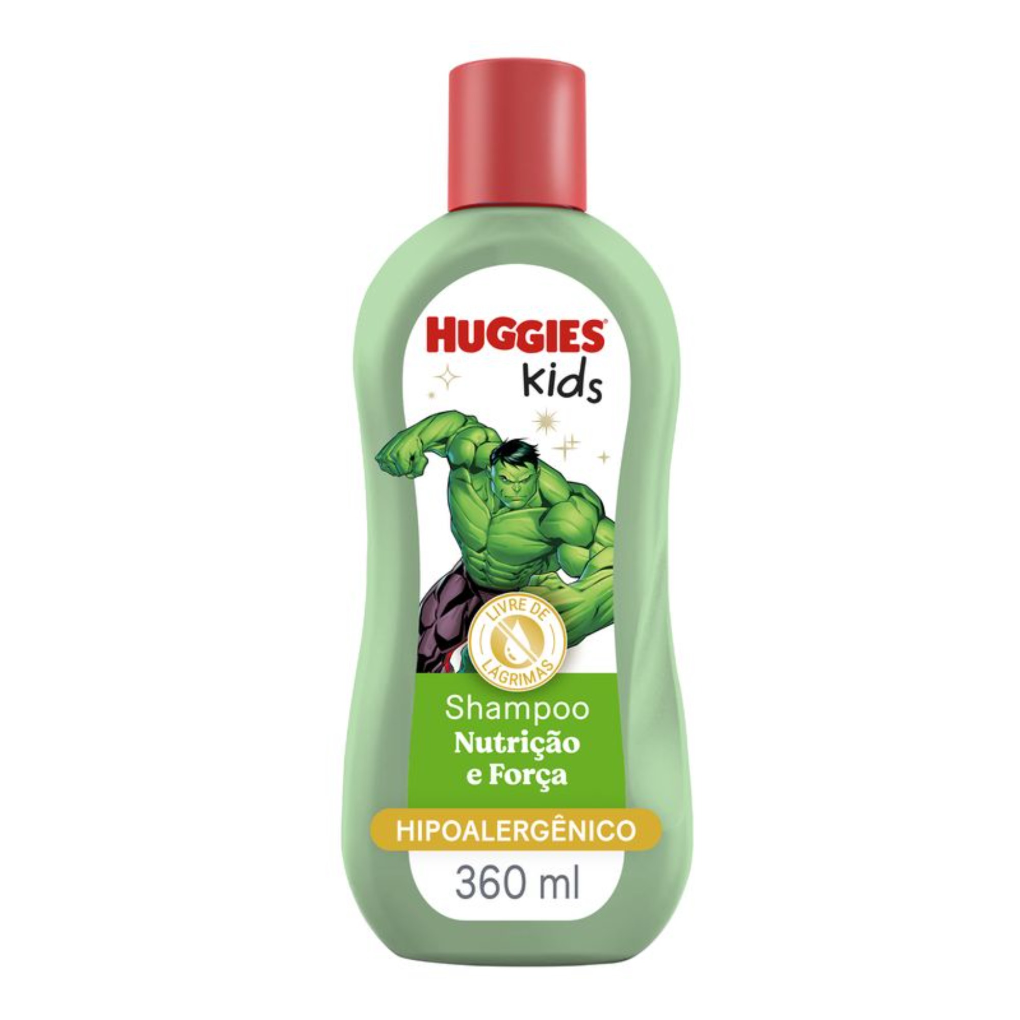 Shampoo Infantil Huggies 360ml Nutrição e Força Hulk