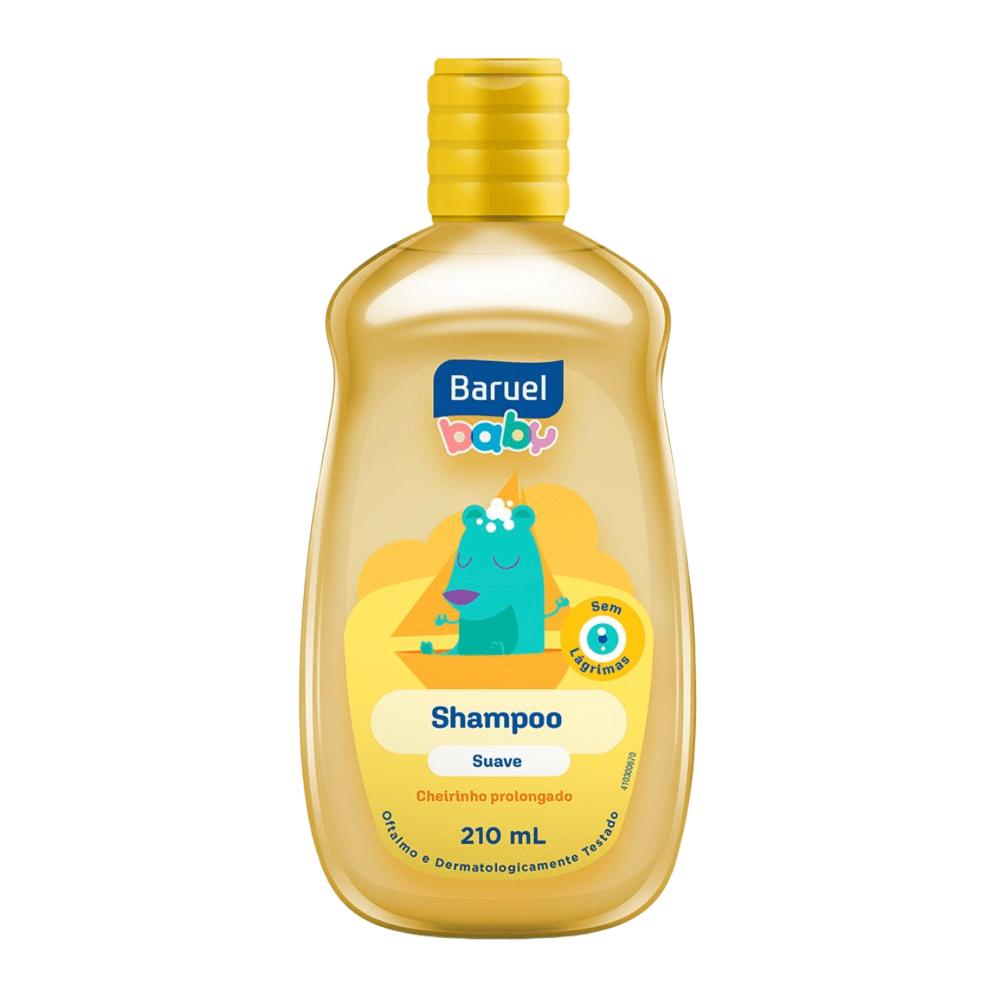 Shampoo Infantil Baruel Baby Suave 210ml 
