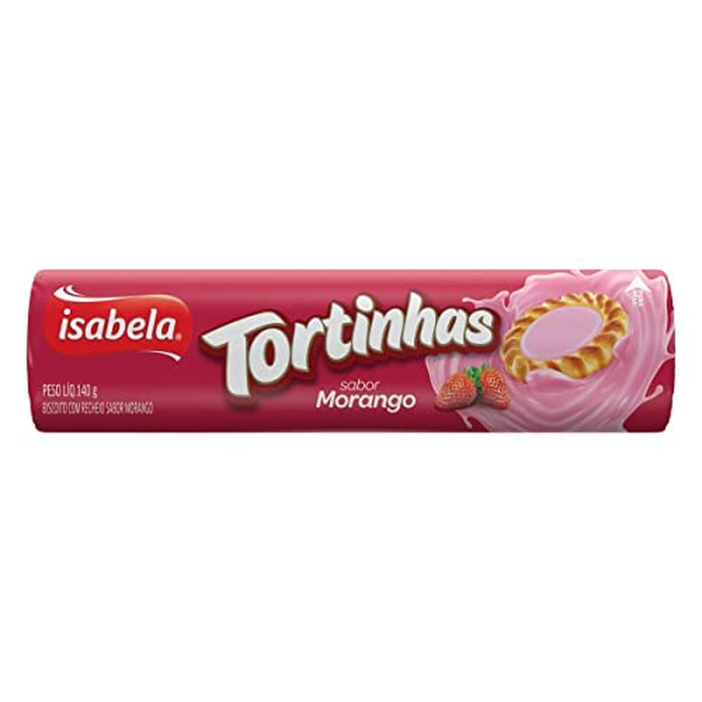 Biscoito Isabela Tortinhas 140G Morango