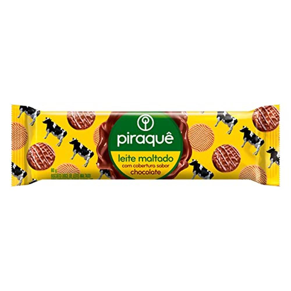 Biscoito Piraque Leite Maltado 80g