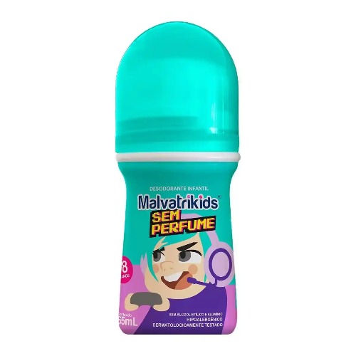 Desodorante Infantil Malvatrikids Rollon 65Ml Sem Perfume