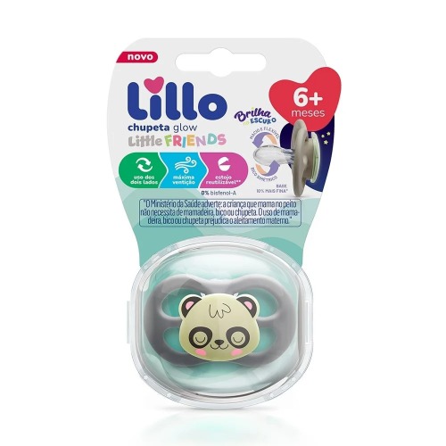 Chup Lillo Friends Glow Simétrica Silic Tam 2 Neutra R638401