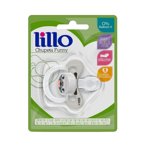 Chup Lillo Funny Animais Silic Anat Tam 2 Cachorro R627801