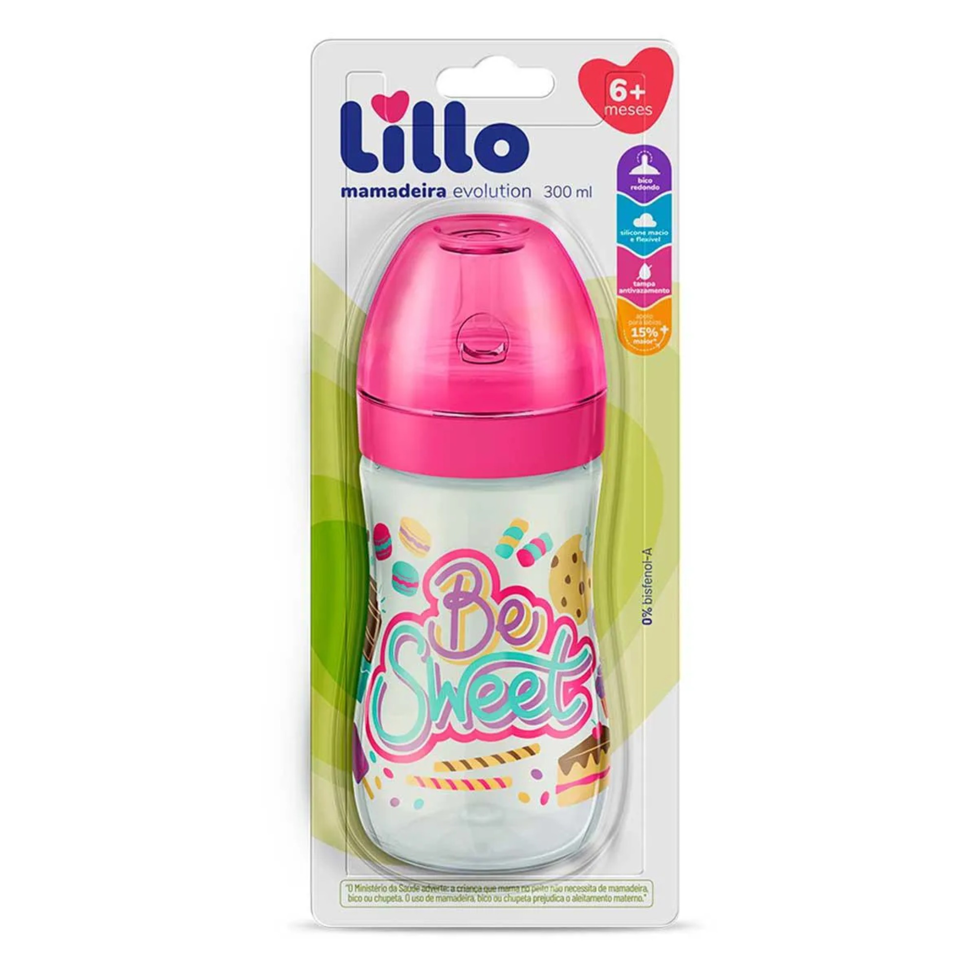 Mam Lillo Super Evolution Divertida Silic 300Ml Menina R628331