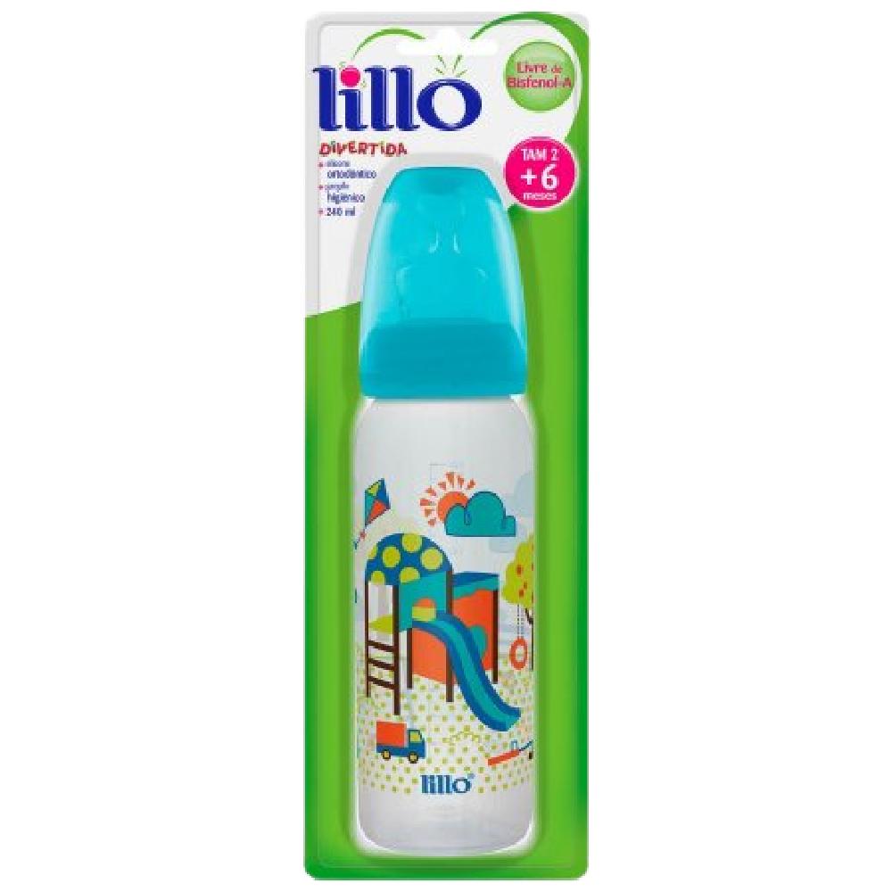 Mam Lillo Cores Divertidas Ortodôntico Silic 240ml Tam2 Menino R633821