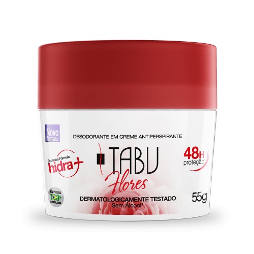 Desodorante Tabu Creme 55G Flores