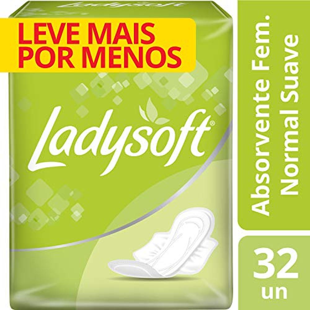 Absorvente Ladysoft Suave com Abas 28 Unidades