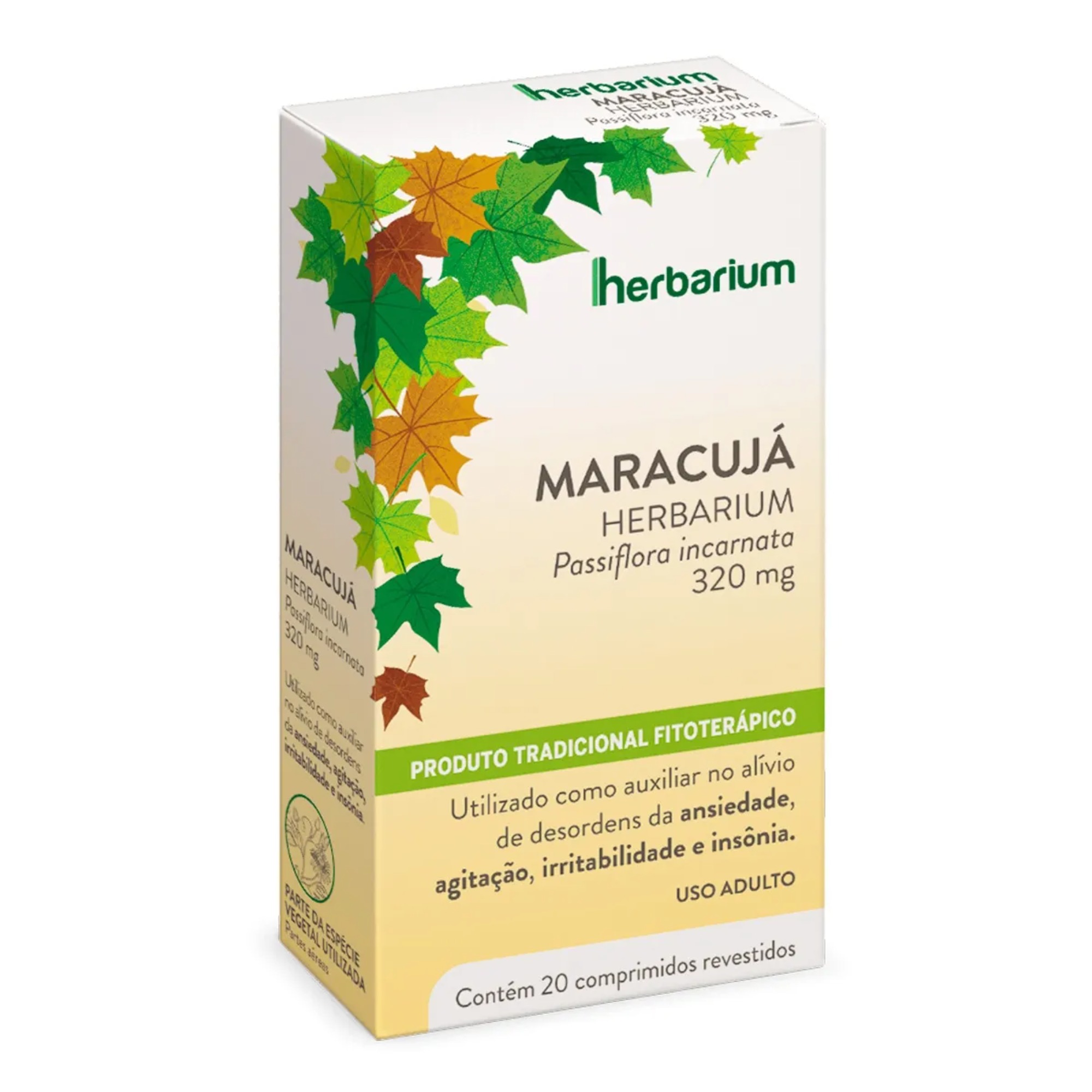 Maracujá 320mg com 20 Comprimidos Herbarium