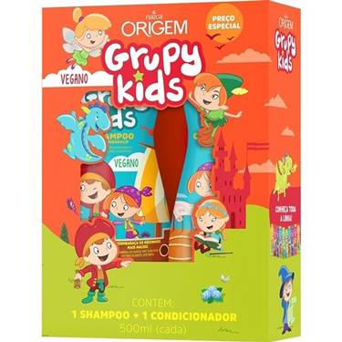 Kit Infantil Grupy Kids 500ml Xo Embaraço